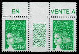 FRANKREICH 2002 Nr 3673IAy-ZW Postfrisch 3ER STR ORA X836036 - Unused Stamps