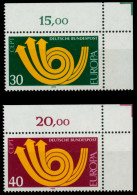 BRD BUND 1973 Nr 768-769 Postfrisch ECKE-ORE X8C9616 - Unused Stamps