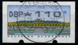 BRD ATM 1993 Nr 2-2.1-0110 Zentrisch Gestempelt X9743BE - Vignette [ATM]