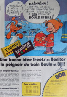 Publicité De Presse ; Chocolats Bonitos Avec Boule Et Bill - Publicités