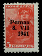 BES. 2WK ESTLAND PERNAU Nr 5I Postfrisch X6B273A - Ocupación 1938 – 45