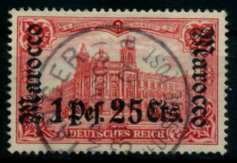 DEUTSCHE AUSLANDSPOSTÄMTER MAROKKO Nr 30A ZENTR X6B9516 - Deutsche Post In Marokko
