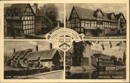 10990389 Stratford-on-Avon Birthplace Nashs House Anne Hathaways Cottage Theatre - Altri & Non Classificati