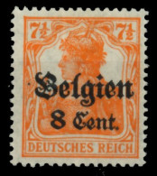 BES 1WK LP BELGIEN Nr 13bII Postfrisch Gepr. X6DCDDA - Ocupación 1914 – 18