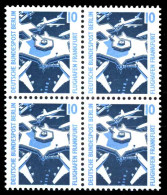 BERLIN DS SEHENSW Nr 798 Postfrisch VIERERBLOCK S275786 - Unused Stamps