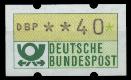 BRD ATM 1981 Nr 1-2-040 Postfrisch S2E313A - Vignette [ATM]