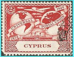 CYPRUS- GREECE- GRECE- HELLAS 1949: from set  Used - Gebruikt