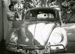 1959 VW VOLKSWAGEN BEETLE KAFER RHD MOÇAMBIQUE AFRICA MOZAMBIQUE AFRIQUE ORIGINAL AMATEUR PHOTO FOTO SS600 - Africa