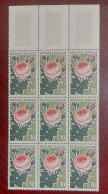 France Bloc De 9 Timbres N** YT N°  1357 ROSES - Mint/Hinged