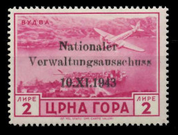BES. 2WK MONTENEGRO Nr 17 Postfrisch Gepr. X7DCCEE - Occupazione 1938 – 45