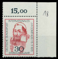 BRD 1970 Nr 656 Postfrisch ECKE-ORE X7F4886 - Unused Stamps