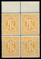 BIZONE AM-POST Nr 13-Az Postfrisch VIERERBLOCK ORA X81B262 - Postfris