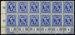 BIZONE AM-POST Nr 28Cz Postfrisch ECKE-ULI X81E536 - Mint