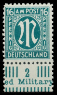 BIZONE AM-POST Nr 25Az Postfrisch URA X81E64A - Mint