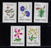 ARGENTINA 1982  SCOTT #1344-1348  MH - Unused Stamps