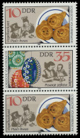 DDR ZUSAMMENDRUCK Nr SZd 249 Postfrisch 3ER STR X020672 - Zusammendrucke