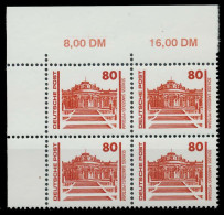 DDR DS BAUWERKE DENKMÄLER Nr 3349 Postfrisch VIERERBLOC X025F72 - Unused Stamps