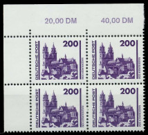 DDR DS BAUWERKE DENKMÄLER Nr 3351 Postfrisch VIERERBLOC X0260F6 - Unused Stamps