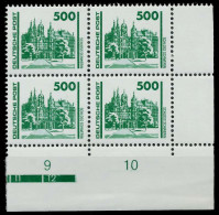 DDR DS BAUWERKE DENKMÄLER Nr 3352 Postfrisch VIERERBLOC X02619A - Unused Stamps