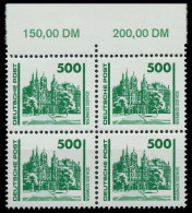 DDR DS BAUWERKE DENKMÄLER Nr 3352 Postfrisch VIERERBLOC X02619E - Nuevos