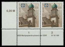 DDR 1990 Nr 3333 Postfrisch WAAGR PAAR ECKE-ULI X02633E - Neufs