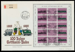SCHWEIZ BLOCK KLEINBOGEN 1980-1989 Nr 1214-1215 X02639A - Blocks & Kleinbögen