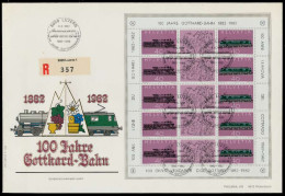 SCHWEIZ BLOCK KLEINBOGEN 1980-1989 Nr 1214-1215 X02639E - Bloques & Hojas