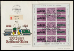 SCHWEIZ BLOCK KLEINBOGEN 1980-1989 Nr 1214-1215 X0263A6 - Blocks & Sheetlets & Panes