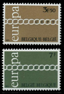 BELGIEN 1971 Nr 1633-1634 Postfrisch X02C6AE - Unused Stamps