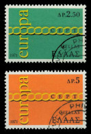 GRIECHENLAND 1971 Nr 1074-1075 Gestempelt X02C70A - Used Stamps