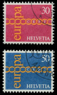 SCHWEIZ 1971 Nr 947-948 Gestempelt X02C8D6 - Oblitérés