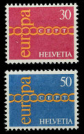 SCHWEIZ 1971 Nr 947-948 Postfrisch SAAA9DA - Nuevos