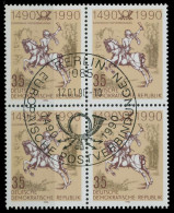 DDR 1990 Nr 3299 ESST Zentrisch Gestempelt VIERERBLOCK X02CA0A - Used Stamps