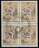 DDR 1990 Nr 3299 ESST Zentrisch Gestempelt VIERERBLOCK X02CA0E - Used Stamps