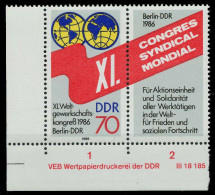 DDR ZUSAMMENDRUCK Nr WZd688 Postfrisch WAAGR PAAR ECKE- X034A42 - Zusammendrucke