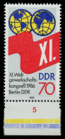 DDR 1986 Nr 3049 Postfrisch URA X034A92 - Nuevos