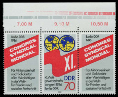 DDR ZUSAMMENDRUCK Nr WZd691 Postfrisch 3ER STR ORA X034AA2 - Zusammendrucke