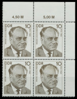 DDR 1990 Nr 3300 Postfrisch VIERERBLOCK ECKE-ORE X034CCE - Unused Stamps