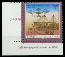 DDR 1990 Nr 3312 Postfrisch ECKE-ULI X034E26 - Ongebruikt