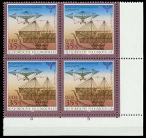 DDR 1990 Nr 3312 Postfrisch VIERERBLOCK ECKE-URE X034EDE - Unused Stamps