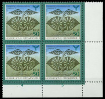 DDR 1990 Nr 3313 Postfrisch VIERERBLOCK ECKE-URE X034F26 - Neufs