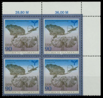 DDR 1990 Nr 3314 Postfrisch VIERERBLOCK ECKE-ORE X034F76 - Nuevos