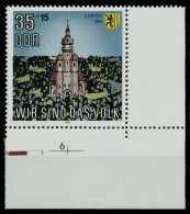 DDR 1990 Nr 3315 Postfrisch ECKE-URE X034FF2 - Nuovi