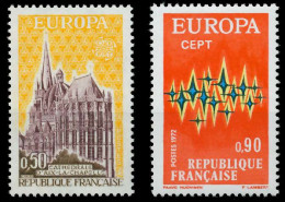 FRANKREICH 1972 Nr 1788-1789 Postfrisch SAC2ACA - Unused Stamps