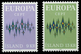 ISLAND 1972 Nr 461-462 Postfrisch SAC2B22 - Ongebruikt