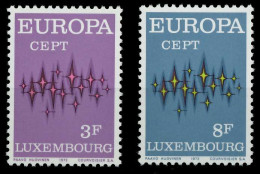 LUXEMBURG 1972 Nr 846-847 Postfrisch SAC2B72 - Unused Stamps