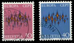SCHWEIZ 1972 Nr 969-970 Gestempelt X0403CA - Used Stamps