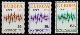 ZYPERN 1972 Nr 374-376 Postfrisch X0403F2 - Ongebruikt