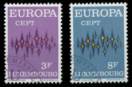 LUXEMBURG 1972 Nr 846-847 Gestempelt X040412 - Used Stamps