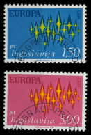 JUGOSLAWIEN 1972 Nr 1457-1458 Gestempelt X040422 - Used Stamps